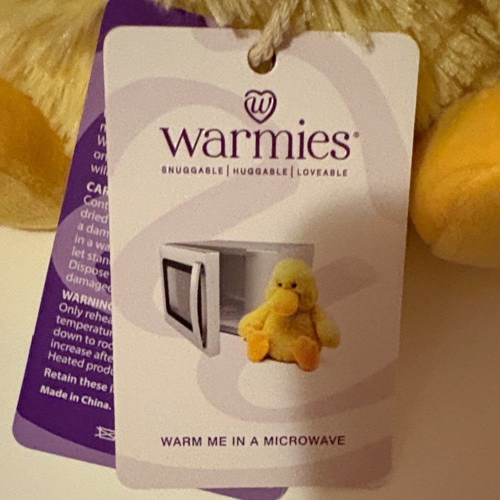 Warm Yellow Plush Duck - Picture 2 of 4